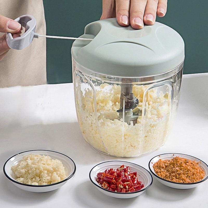 Kitchen Gadgets Under 500 - Hachoir à viande manuel 500/900ML, hachoir