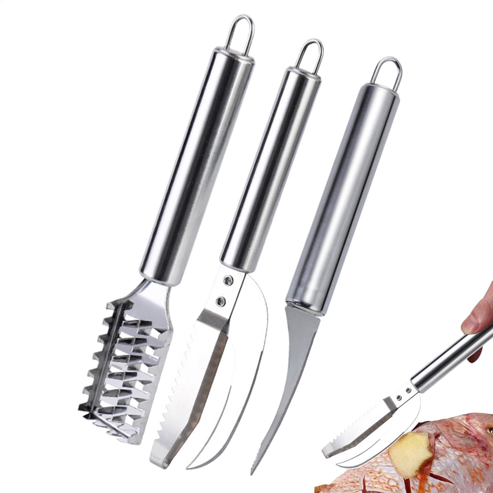 Kitchen Gadgets That Are Useful - Couteau à écailler le poisson, brosse