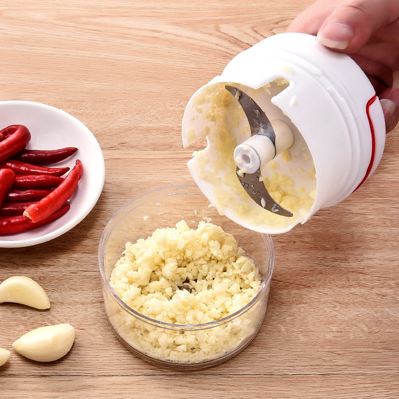Kitchen Gadgets Vegetable Cutter - Mini broyeur d'ail presse râpe éplucheur