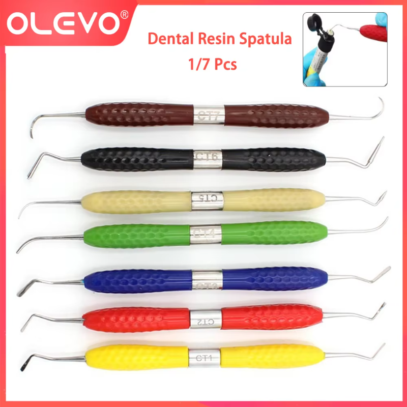 Silicone Spatula Set - OLEVO Kit de 7 spatules en