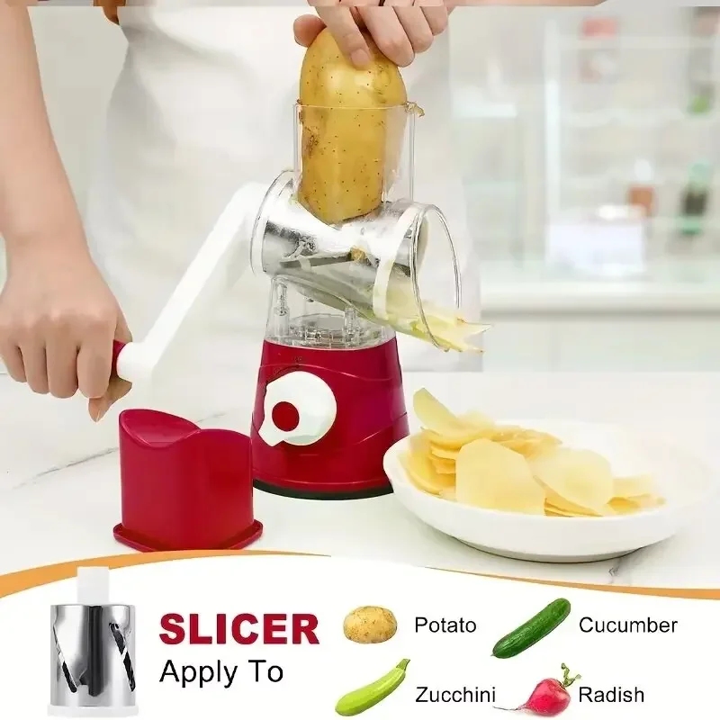 Éminceur de légumes rotatif 3  - Kitchen Gadgets Vegetable Cutter avis et prix