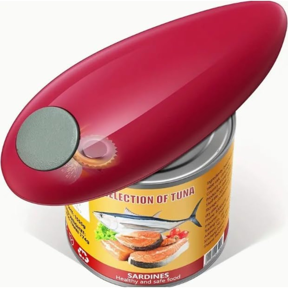 Ouvre-boîte électrique rouge a - Electric Can Opener avis et prix