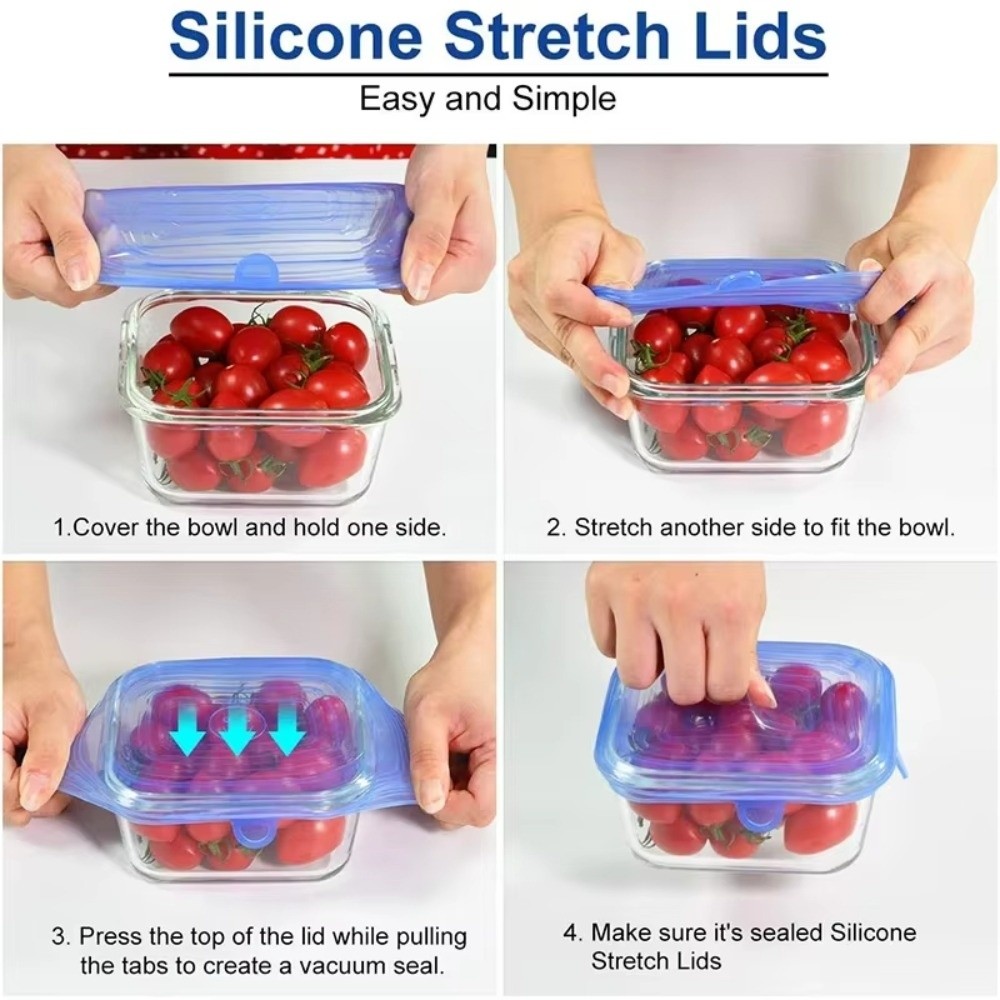 6 couvercles en silicone exten - Kitchen Gadgets That Are Useful avis et prix
