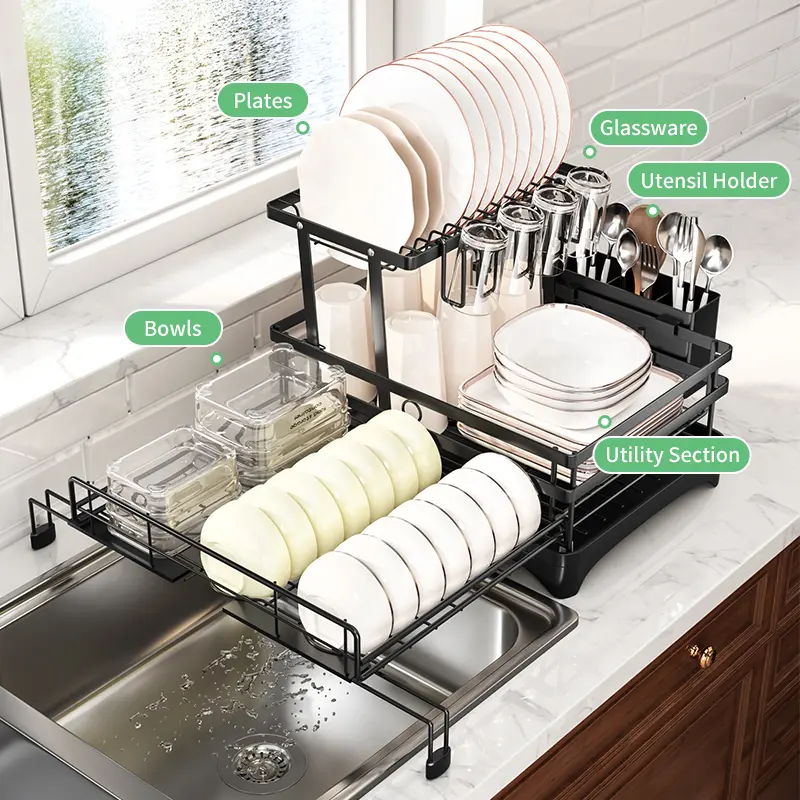 Égouttoir à vaisselle pliable  - Kitchen Utensil Holder avis et prix