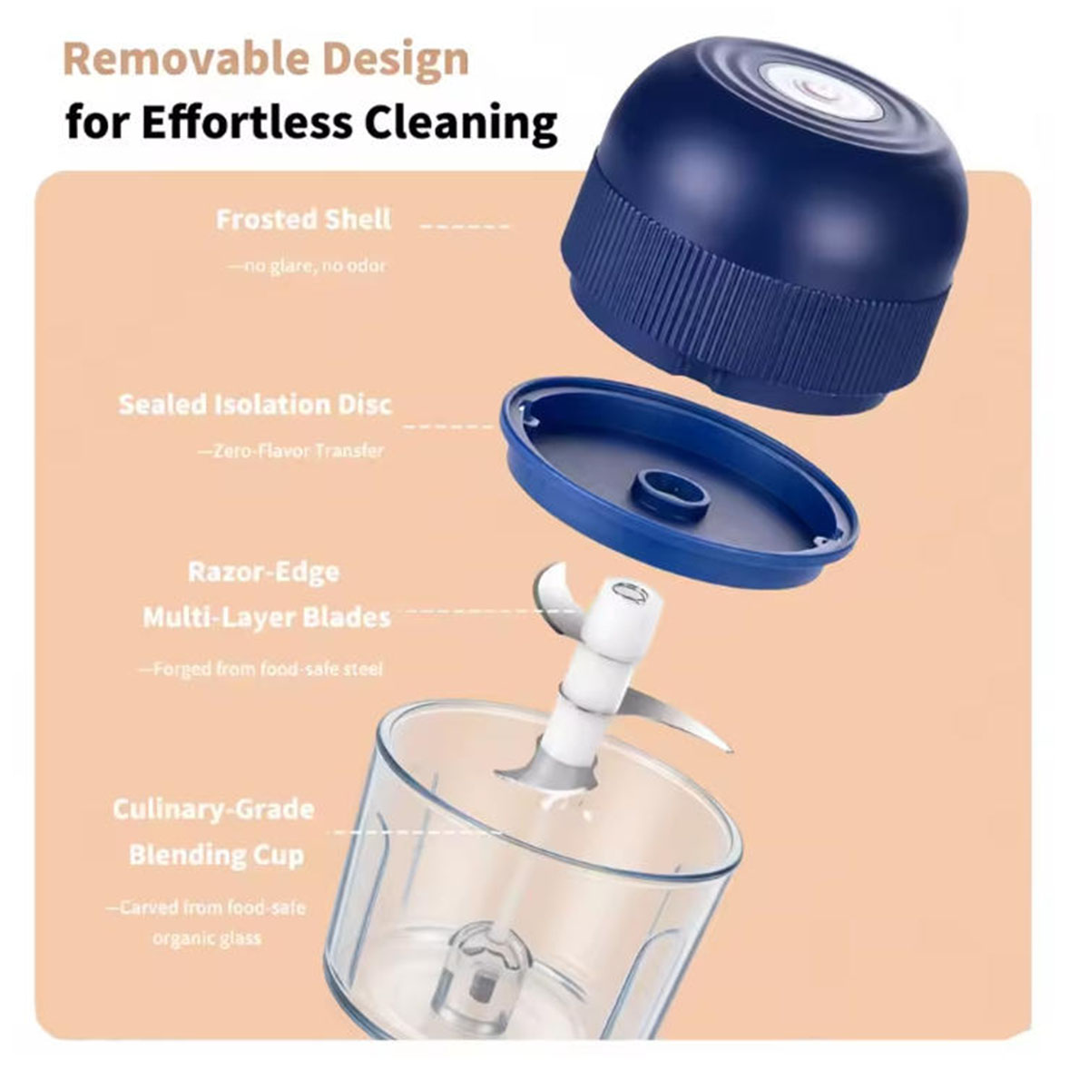 Hachoir à ail électrique 1 piè - Kitchen Gadgets Blender avis et prix