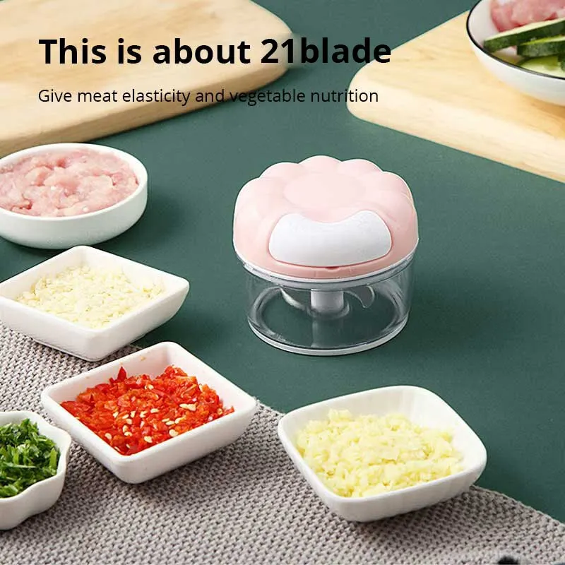 Presse-ail manuel bleu/rose, 1 - Kitchen Gadgets Blender avis et prix
