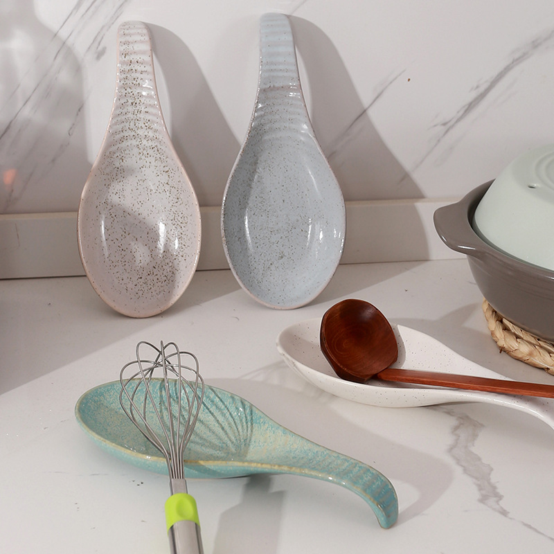 Repose-cuillère en céramique p - Kitchen Utensil Holder avis et prix